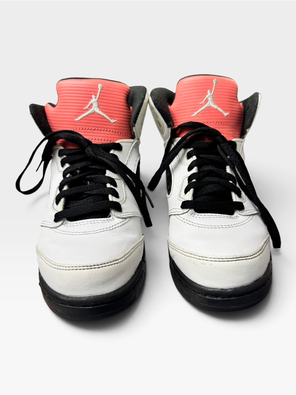 Air Jordan 5 Retro White Sunblush Kids Size 3Y Shoes 440893-115